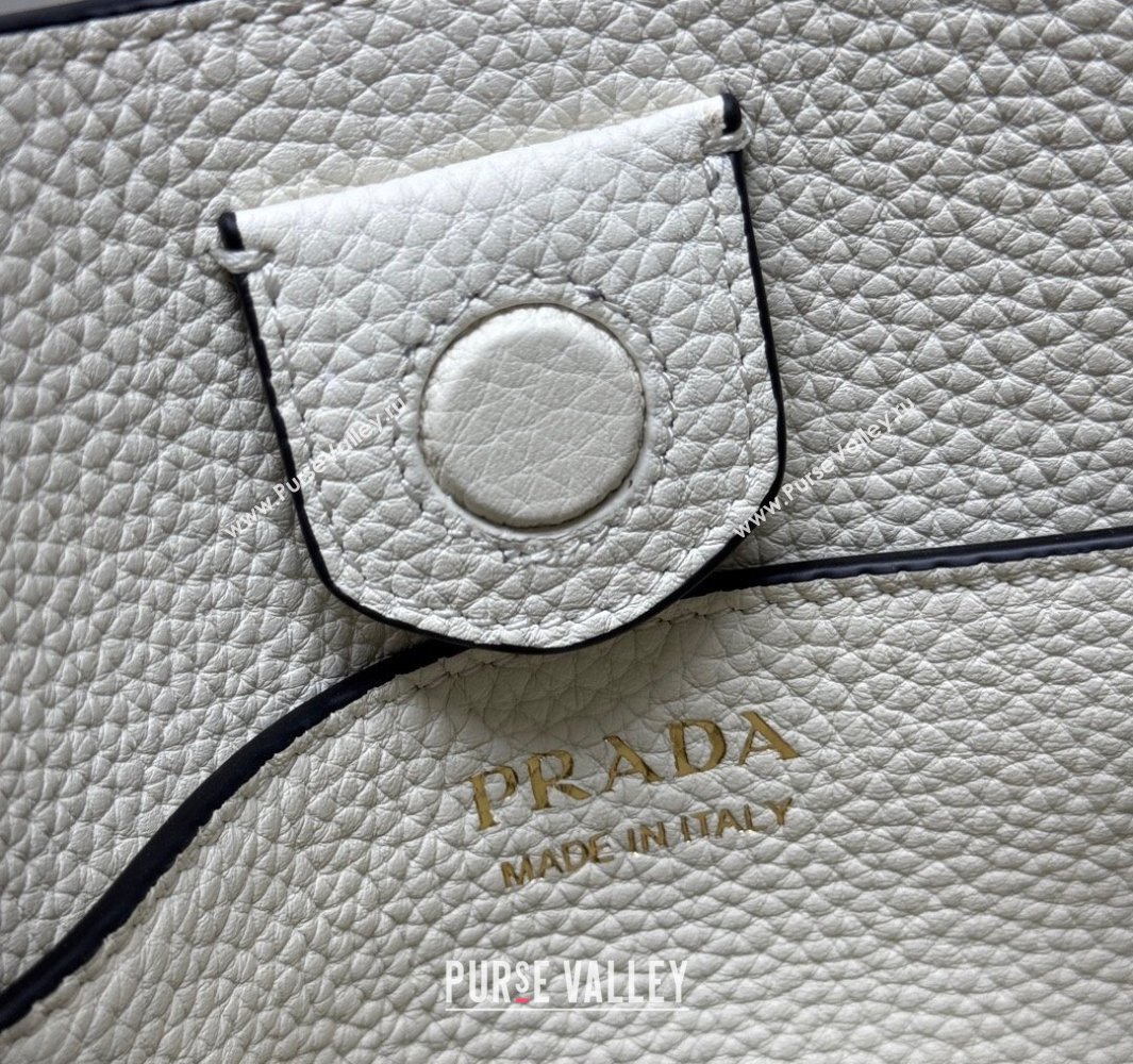 Prada Leather mini shoulder bag White 2025 1BH191 (YZ-250521010)