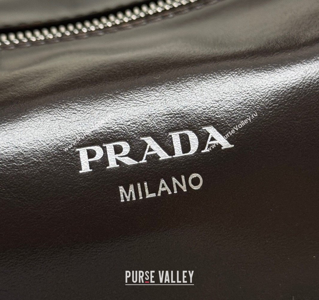 Prada Nappa leather shoulder bag Dark Brown 2025 2VH188 (YZ-250521016)