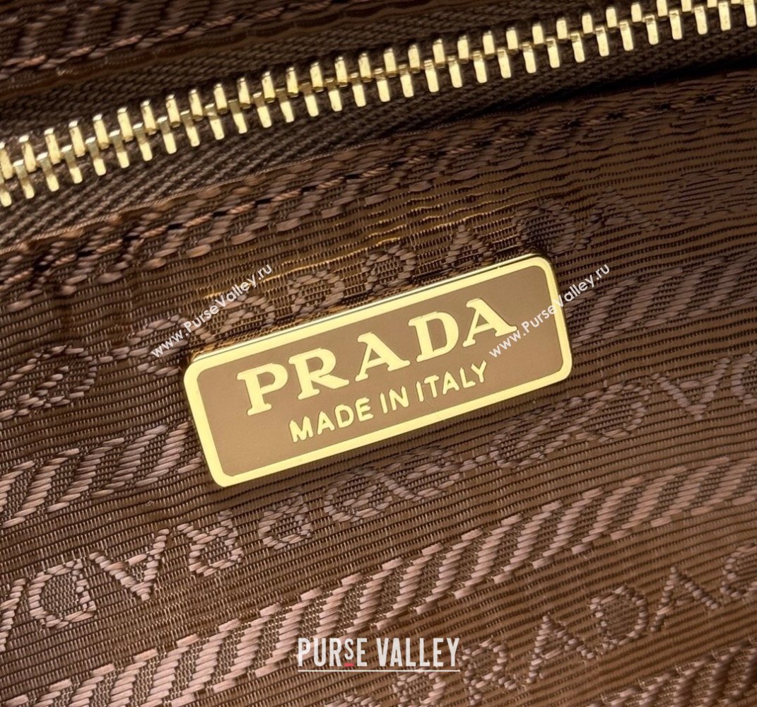 Prada Demi-lune Re-Nylon shoulder bag 1BH222 Brandy Brown 2025 (YZ-250521062)