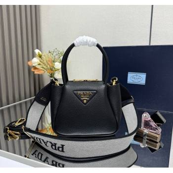 Prada Leather mini handbag Black 2025 1BA362 (YZ-250521006)