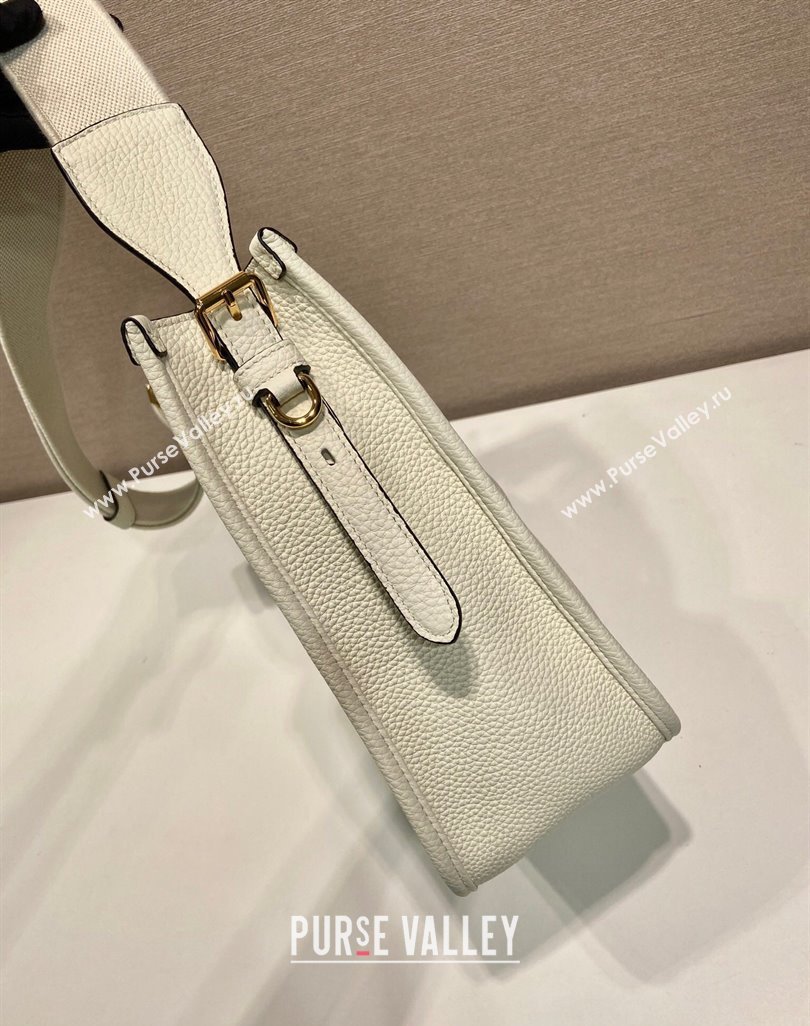 Prada Medium leather bag White 2025 1BC073 (YZ-250521073)