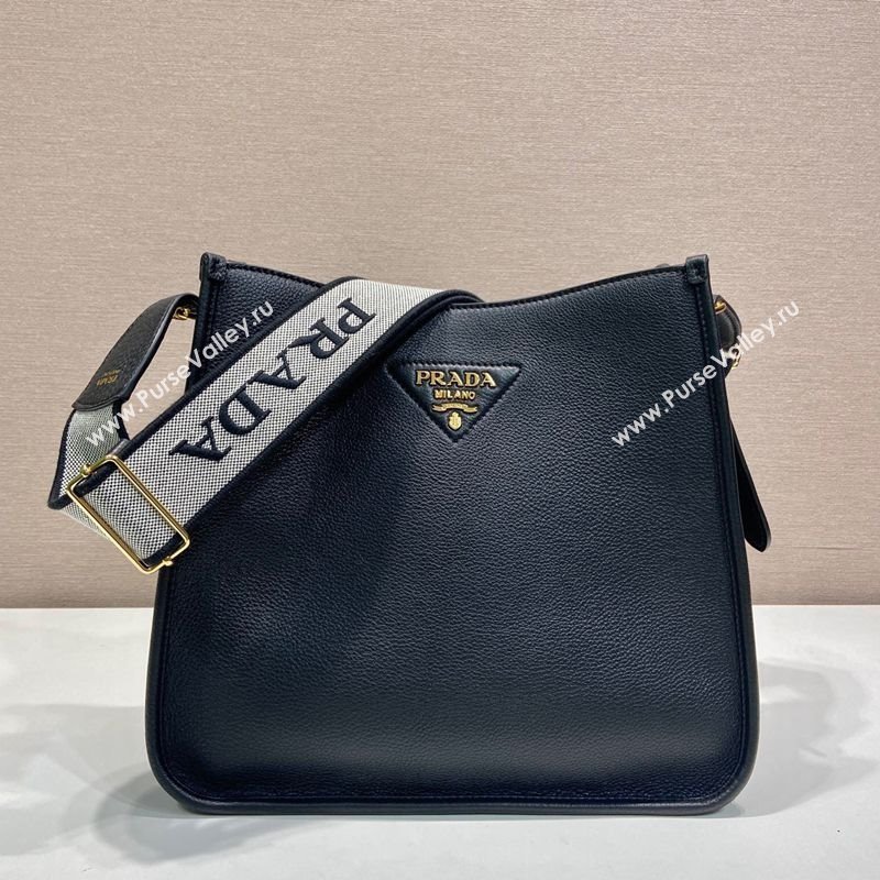Prada Medium leather bag Black 2025 1BC073 (YZ-250521074)