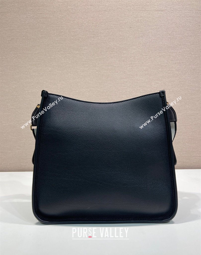 Prada Medium leather bag Black 2025 1BC073 (YZ-250521074)