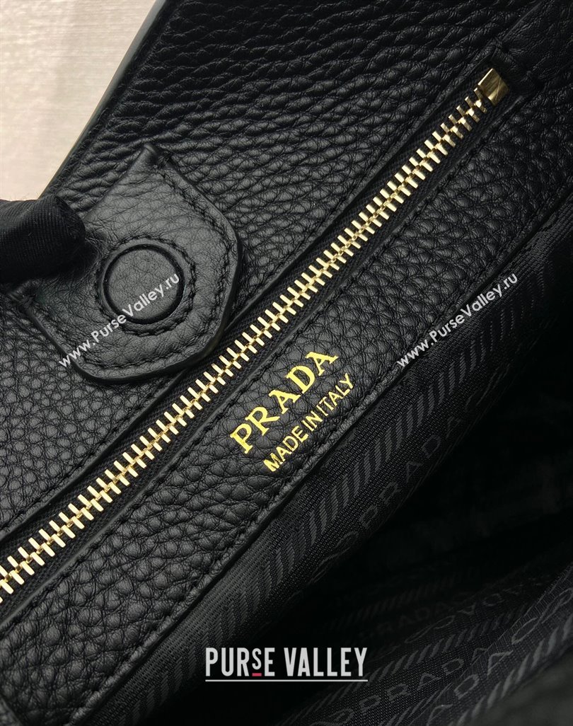 Prada Medium leather bag Black 2025 1BC073 (YZ-250521074)