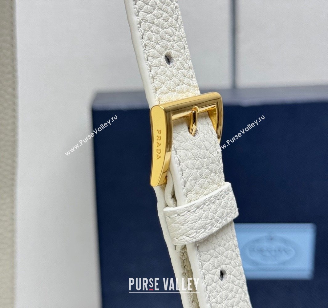 Prada Small leather shoulder bag White 2025 1BN022 (YZ-250521082)