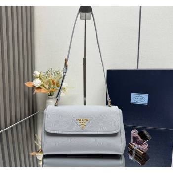 Prada Small leather shoulder bag Light Grey 2025 1BN022 (YZ-250521083)