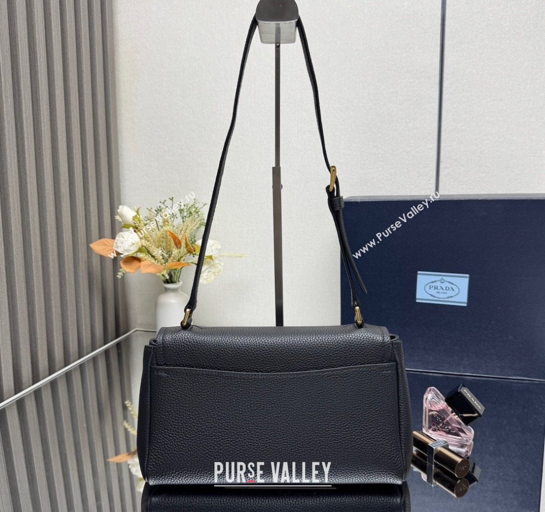 Prada Small leather shoulder bag Black 2025 1BN022 (YZ-250521085)