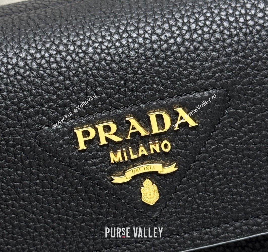 Prada Small leather shoulder bag Black 2025 1BN022 (YZ-250521085)