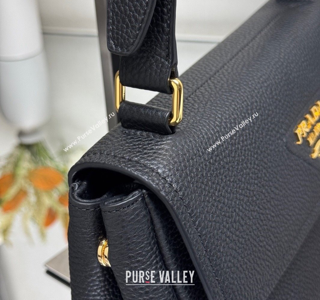Prada Small leather shoulder bag Black 2025 1BN022 (YZ-250521085)