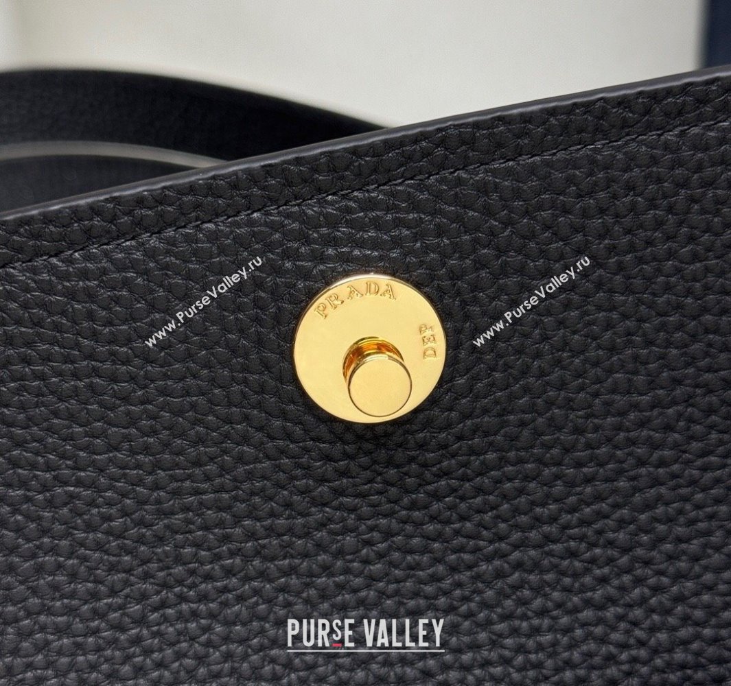 Prada Small leather shoulder bag Black 2025 1BN022 (YZ-250521085)