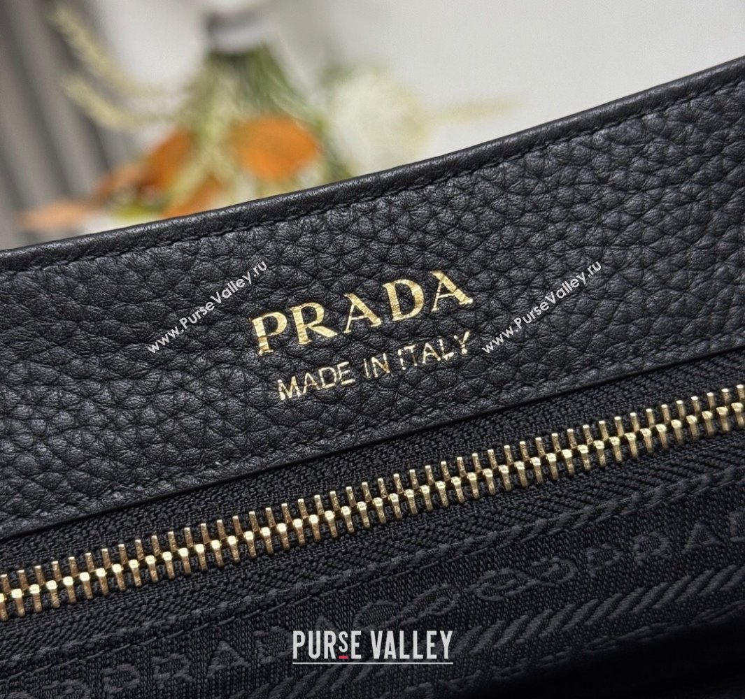 Prada Small leather shoulder bag Black 2025 1BN022 (YZ-250521085)