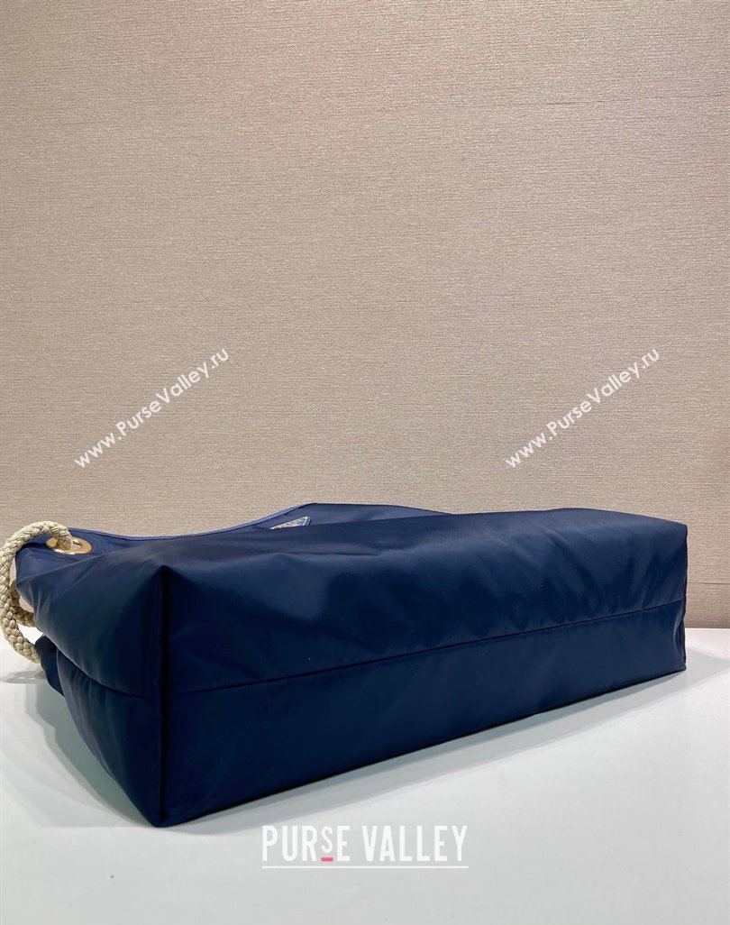 Prada Mariner large Re-Nylon shoulder bag 1BC244 Baltic Blue 2025 (YZ-250521092)