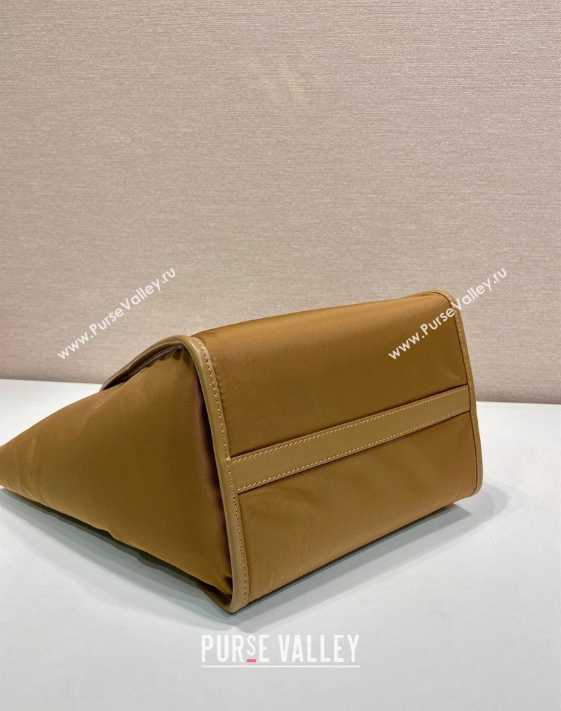 Prada Re-Nylon tote bag 1BG578 Brown 2025 (YZ-250521096)