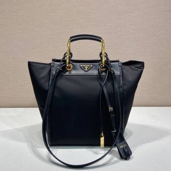 Prada Re-Nylon tote bag 1BG578 Black 2025 (YZ-250521097)