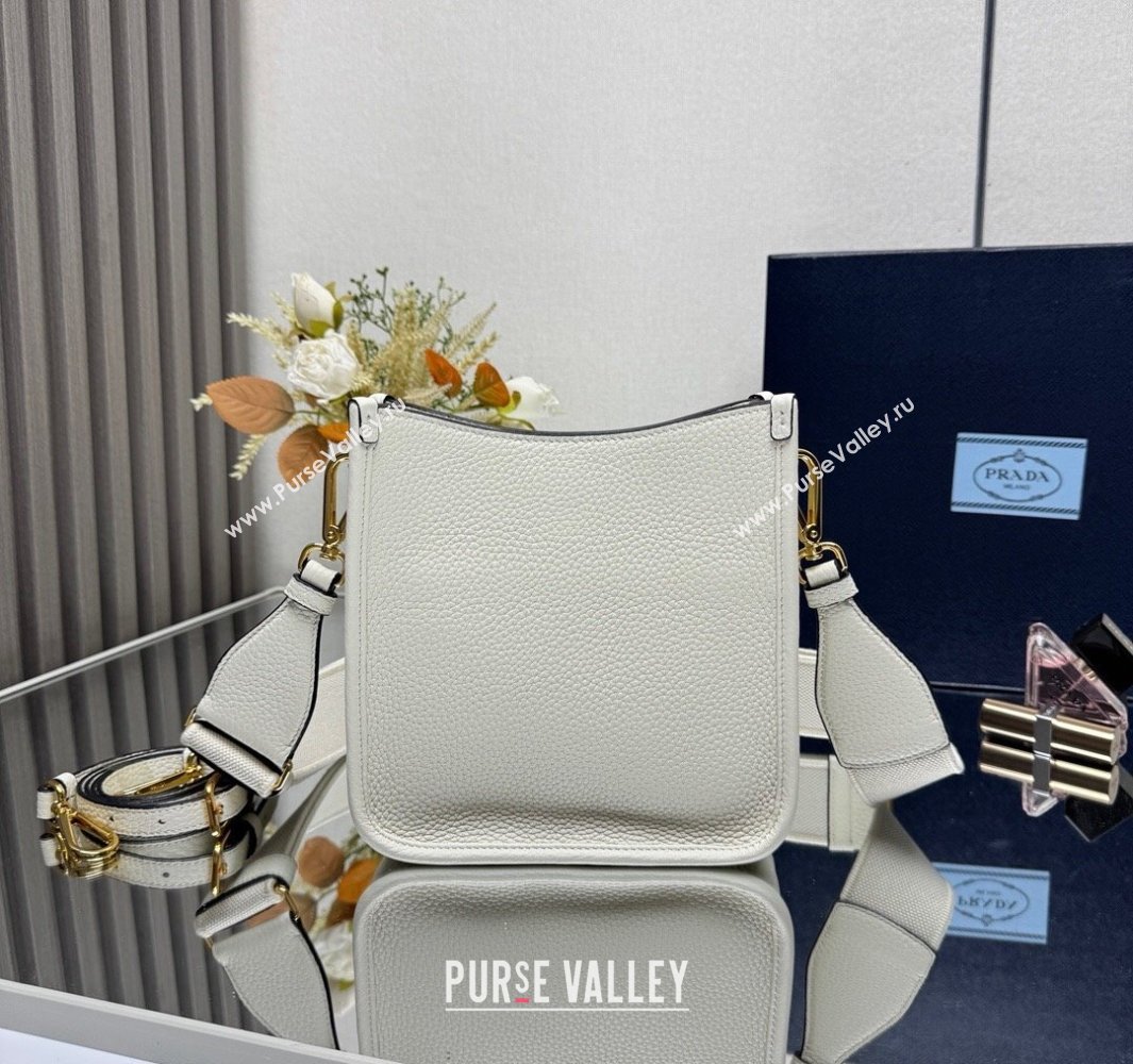 Prada Leather mini shoulder bag White 2025 1BH191 (YZ-250521010)