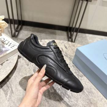 Prada Leather Sneakers Black 2025 PR053004 (HQG-250530033)
