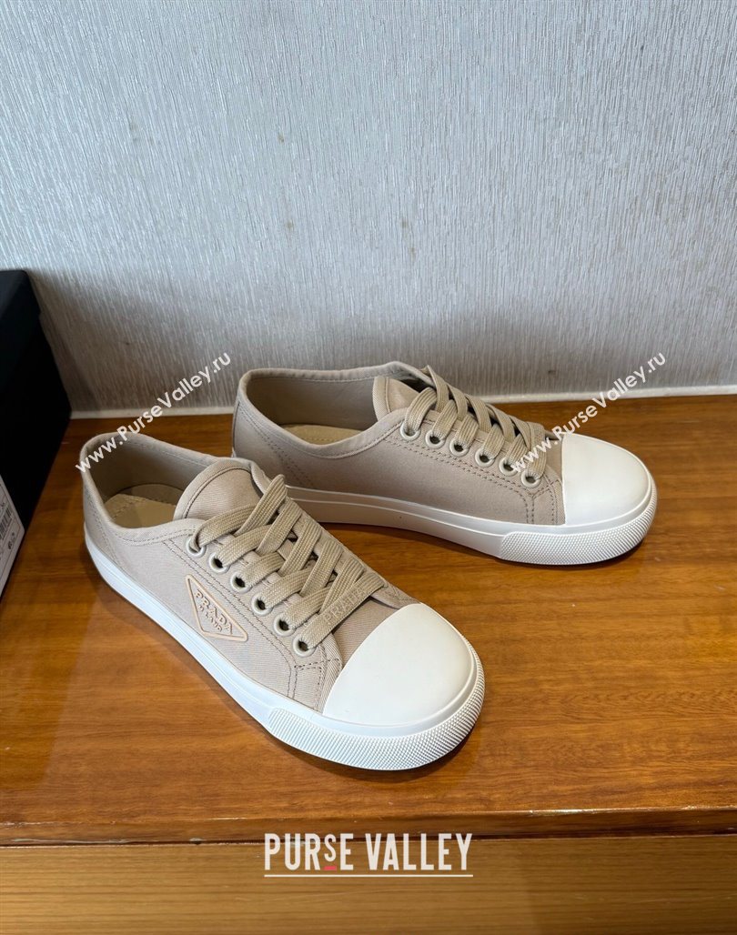 Prada Fabric Low top Sneakers Beige 2025 PR053003 (SS-250530027)