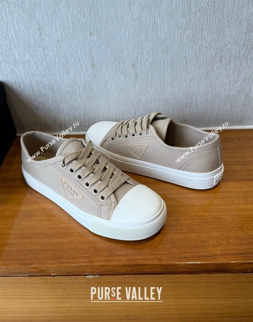 Prada Fabric Low top Sneakers Beige 2025 PR053003 (SS-250530027)