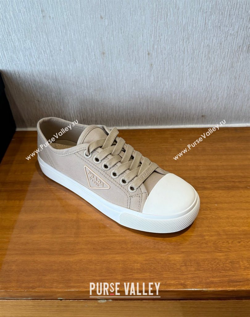 Prada Fabric Low top Sneakers Beige 2025 PR053003 (SS-250530027)