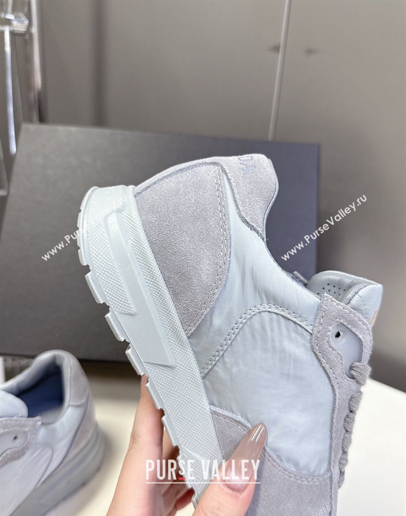 Prada Prax 2.0 Re-Nylon and suede sneakers Grey 2025 1E921N (MD-250603008)