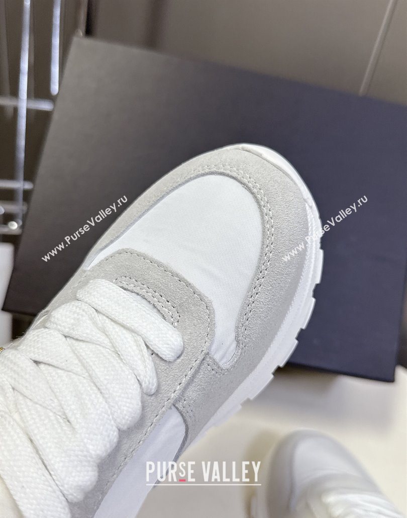 Prada Prax 2.0 Re-Nylon and suede sneakers White 2025 1E921N (MD-250603011)