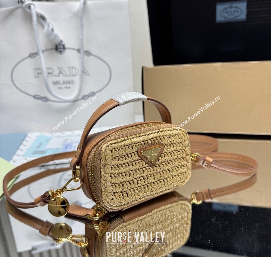 Prada Crochet mini-pouch 1NR025 Beige 2025 (YZ-250626102)