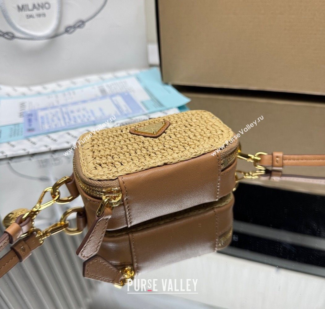 Prada Crochet mini-pouch 1NR025 Beige 2025 (YZ-250626102)