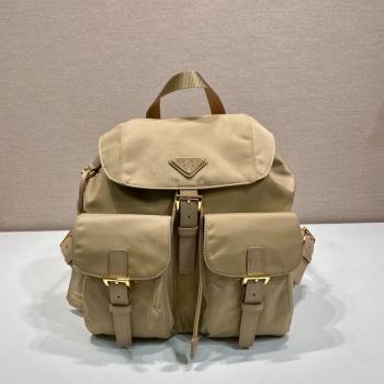 Prada Re-Edition 1978 small Re-Nylon backpack bag Beige 2025 1BZ677 (YZ-250626103)