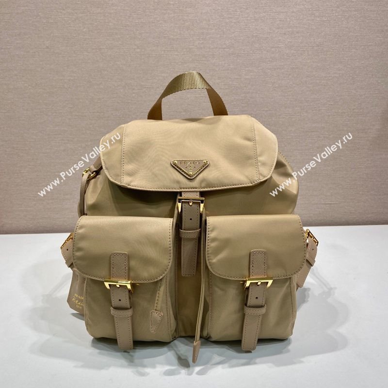 Prada Re-Edition 1978 small Re-Nylon backpack bag Beige 2025 1BZ677 (YZ-250626103)