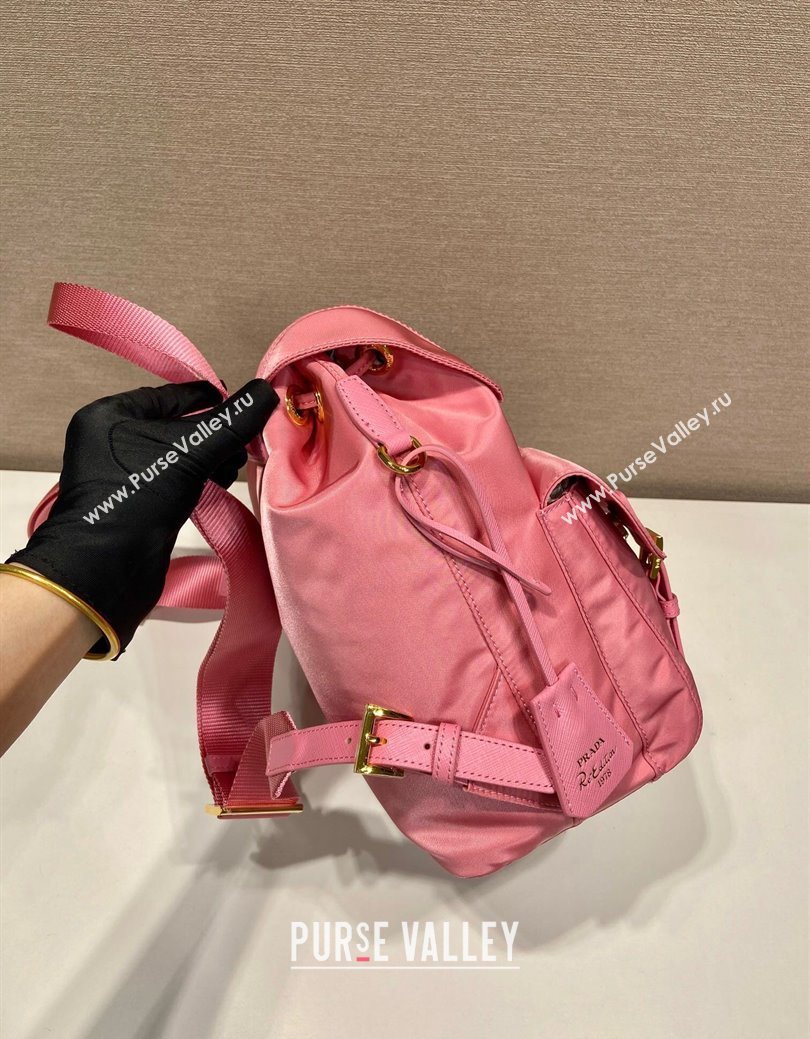 Prada Re-Edition 1978 small Re-Nylon backpack bag Pink 2025 1BZ677 (YZ-250626105)