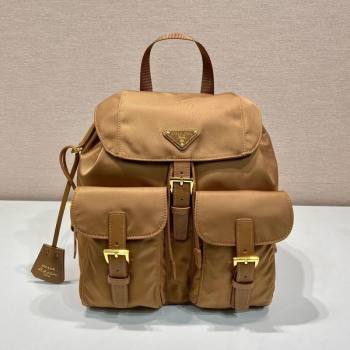 Prada Re-Edition 1978 small Re-Nylon backpack bag Brandy Brown 2025 1BZ677 (YZ-250626106)