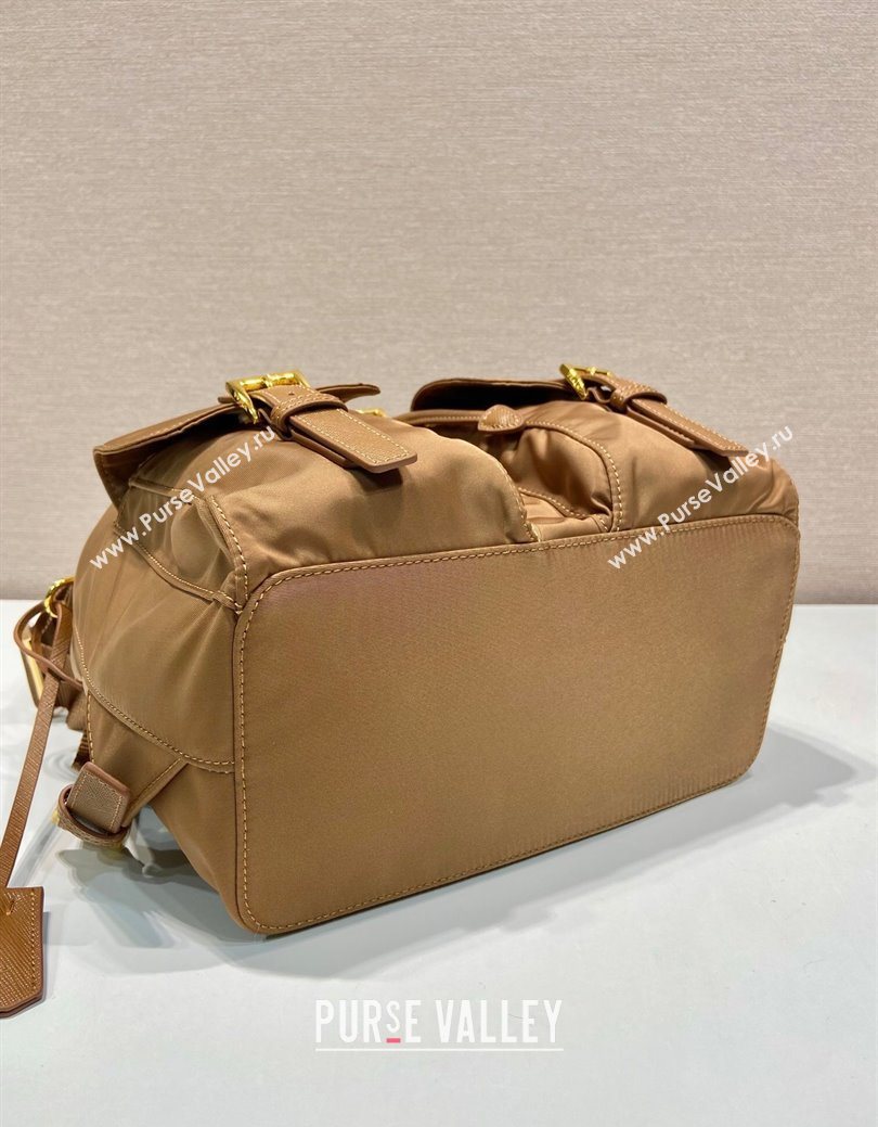 Prada Re-Edition 1978 small Re-Nylon backpack bag Brandy Brown 2025 1BZ677 (YZ-250626106)