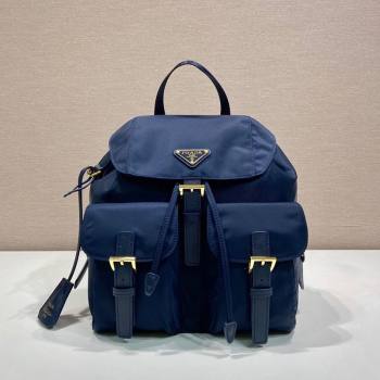 Prada Re-Edition 1978 small Re-Nylon backpack bag Balticlue Blue 2025 1BZ677 (YZ-250626108)