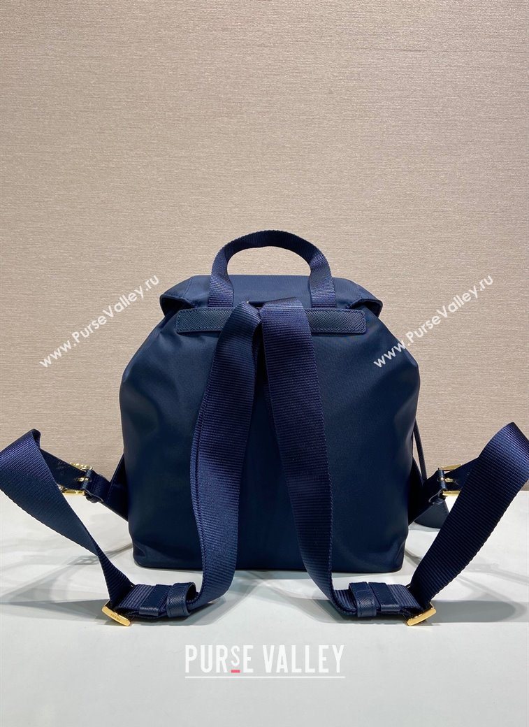 Prada Re-Edition 1978 small Re-Nylon backpack bag Balticlue Blue 2025 1BZ677 (YZ-250626108)