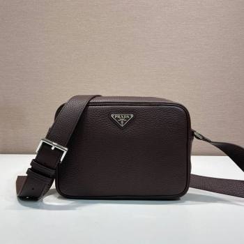 Prada Mens Leather shoulder bag Sienna Brown 2025 2VH189 (YZ-250627025)