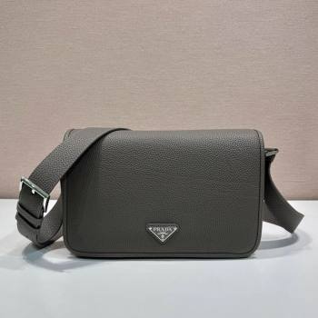 Prada Mens Leather shoulder bag Grey 2025 2VD075 (YZ-250627028)
