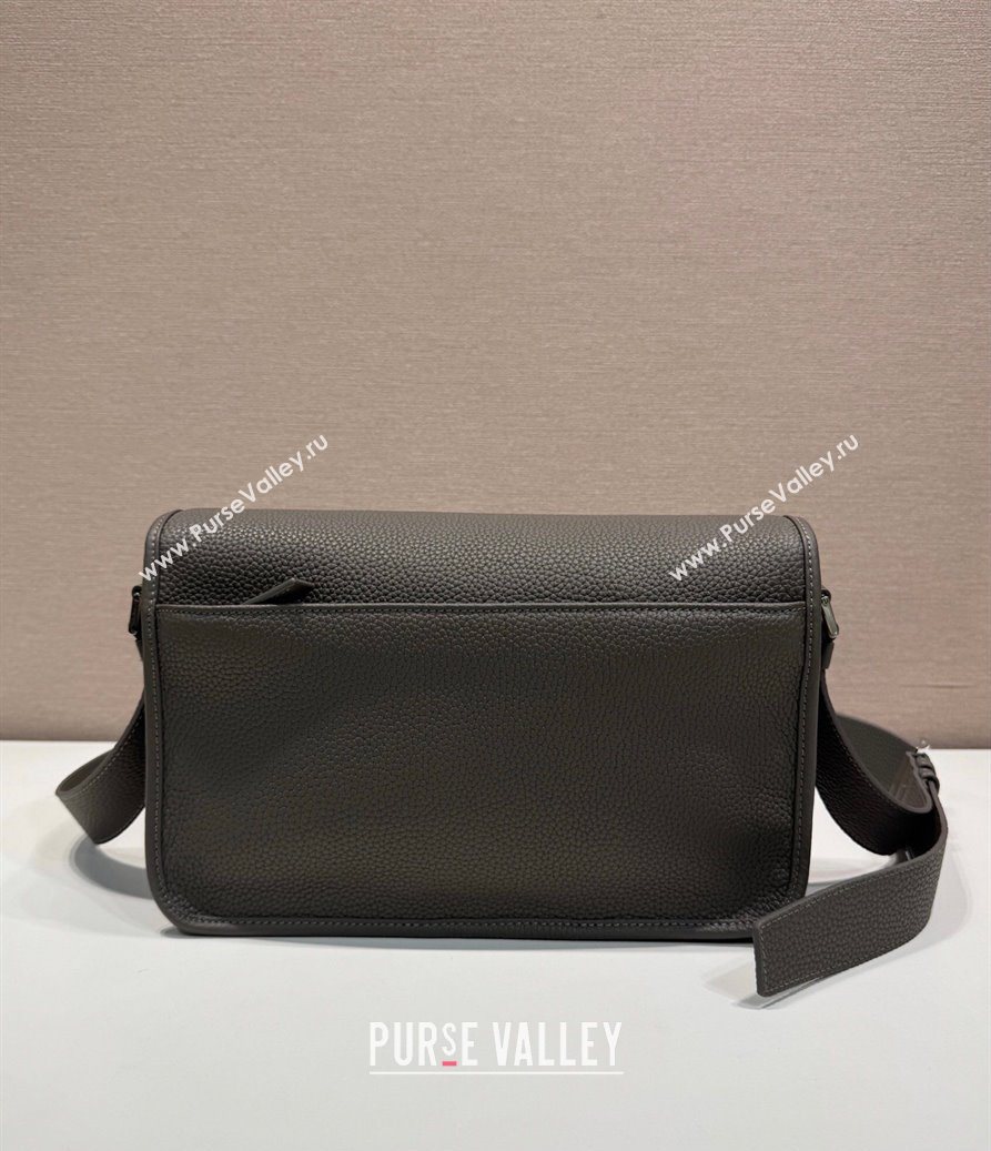 Prada Mens Leather shoulder bag Grey 2025 2VD075 (YZ-250627028)
