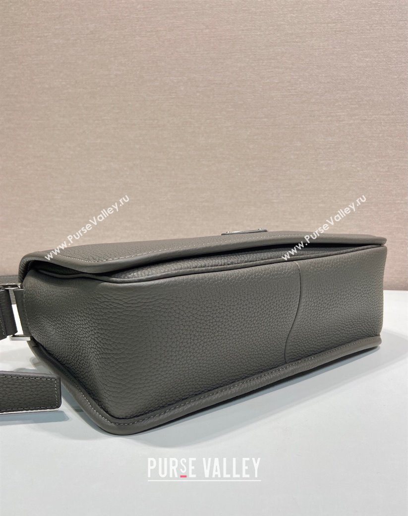 Prada Mens Leather shoulder bag Grey 2025 2VD075 (YZ-250627028)