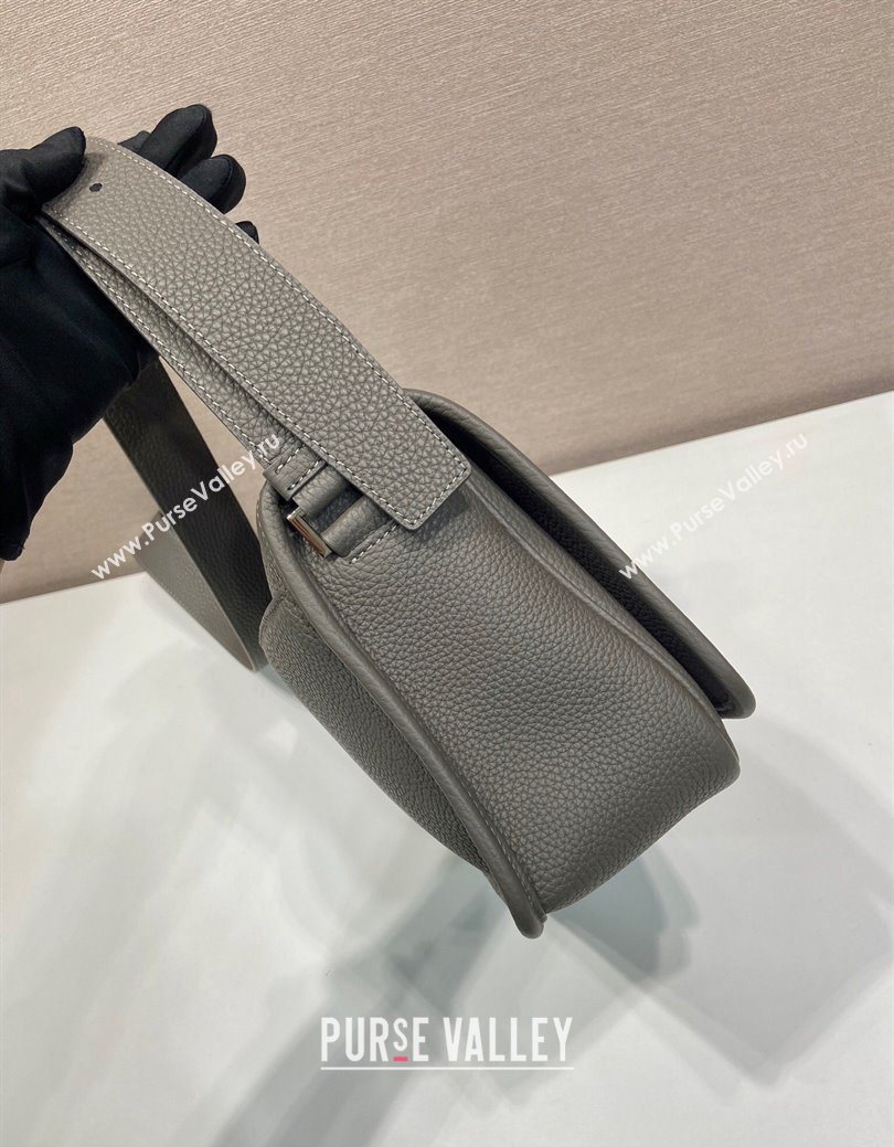 Prada Mens Leather shoulder bag Grey 2025 2VD075 (YZ-250627028)