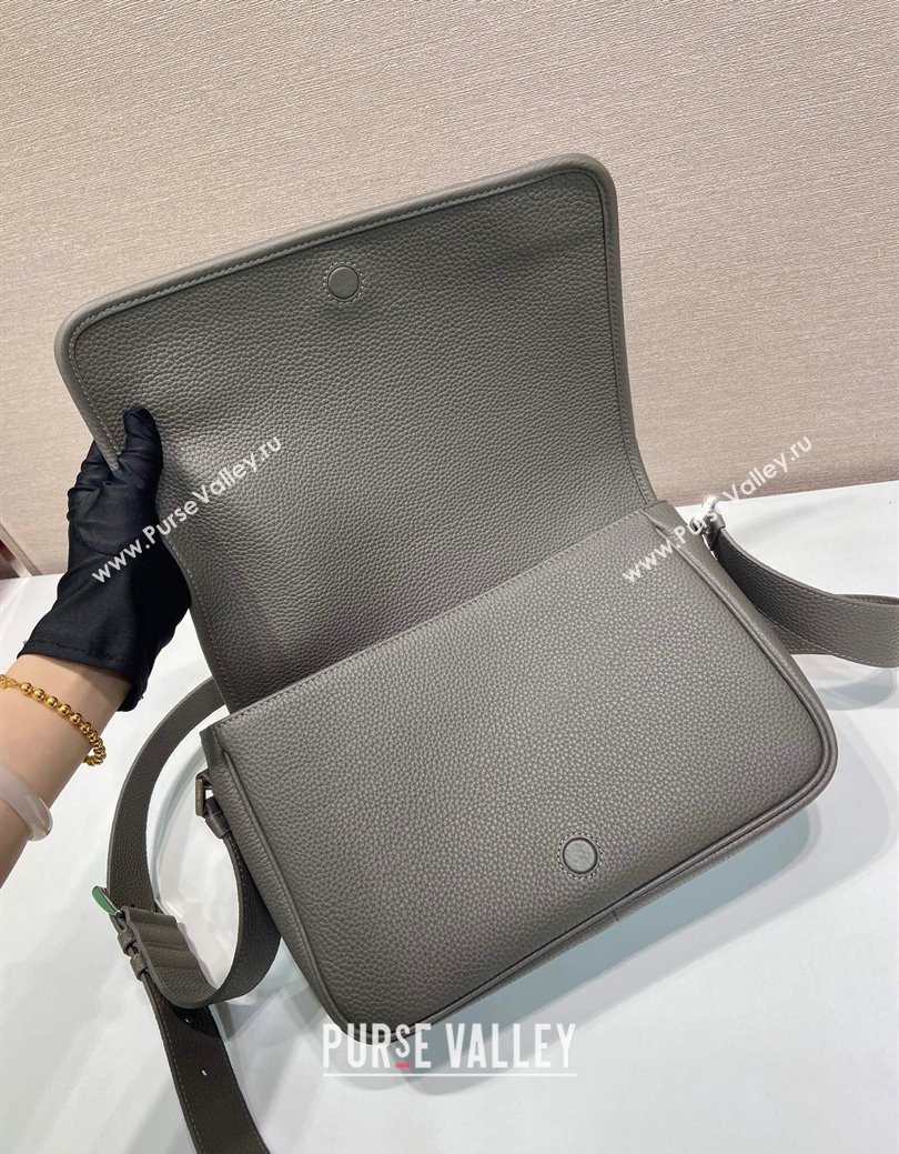 Prada Mens Leather shoulder bag Grey 2025 2VD075 (YZ-250627028)