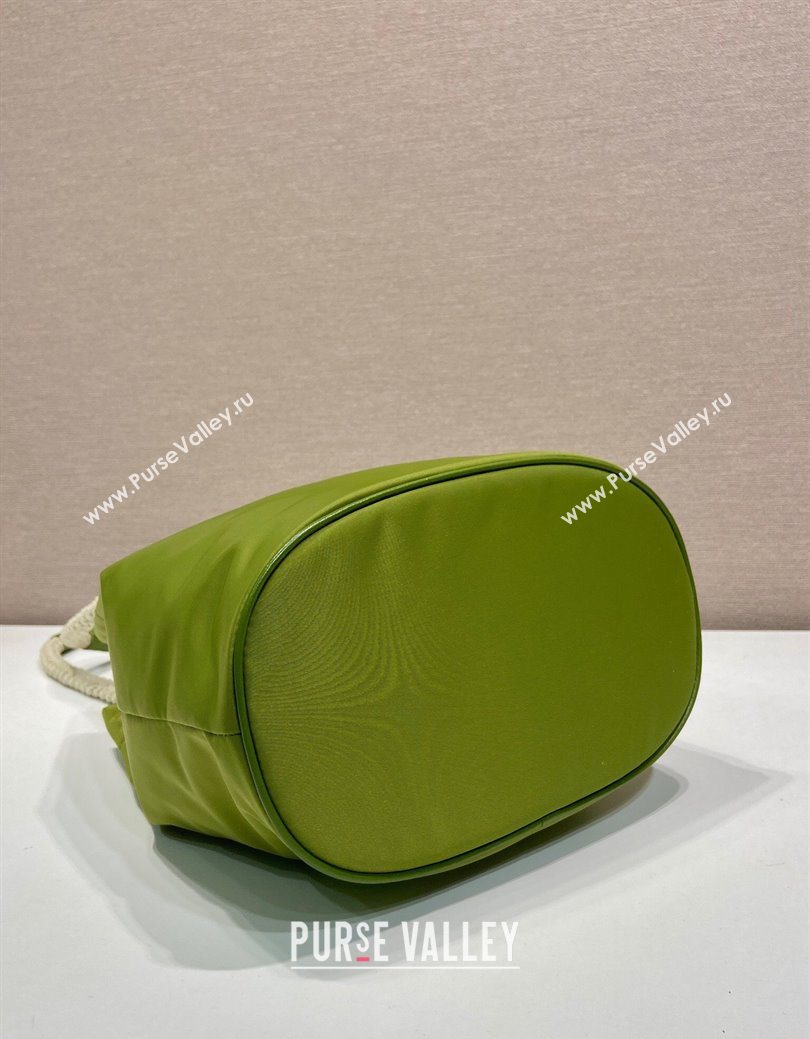 Prada Mariner Re-Nylon small bucket bag Ivy Green 2025 1BE082 (YZ-250627020)