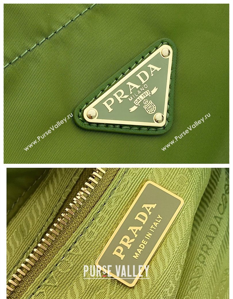 Prada Mariner Re-Nylon small bucket bag Ivy Green 2025 1BE082 (YZ-250627020)