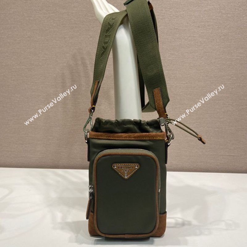 Prada Re-Nylon Smartphone Case 2ZH155 Green 2025 (YZ-250627031)