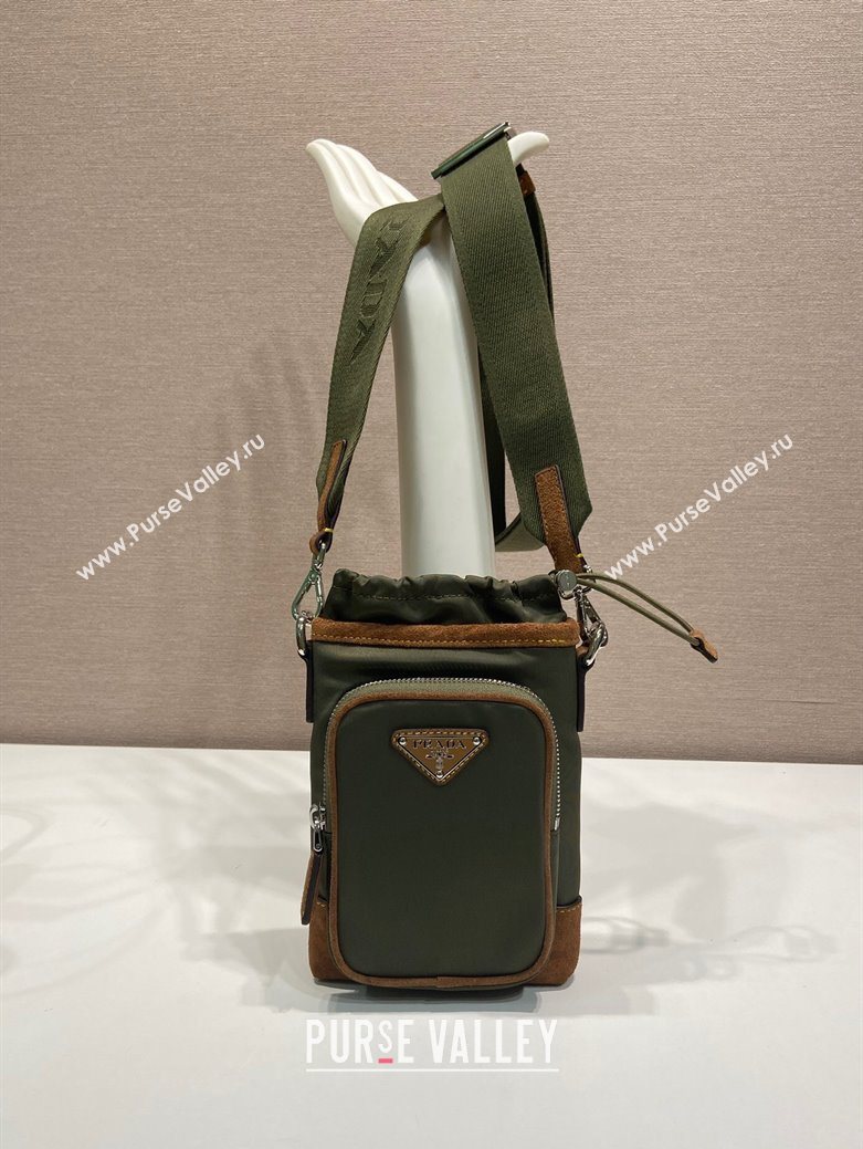 Prada Re-Nylon Smartphone Case 2ZH155 Green 2025 (YZ-250627031)