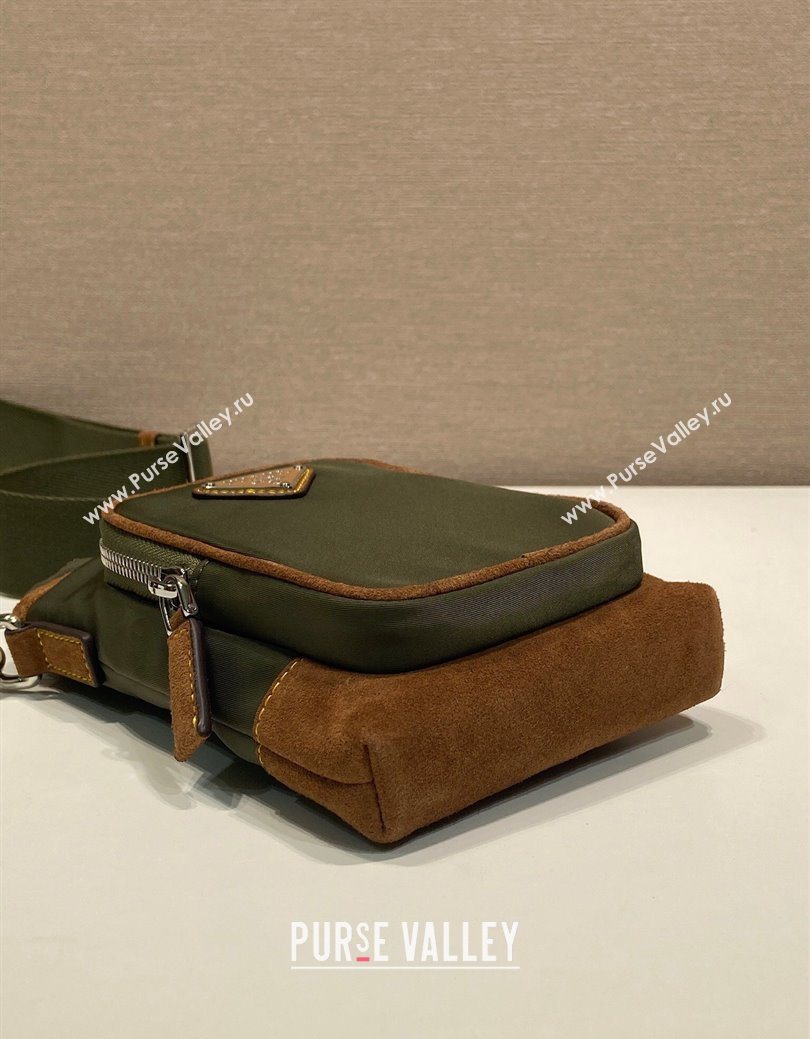 Prada Re-Nylon Smartphone Case 2ZH155 Green 2025 (YZ-250627031)