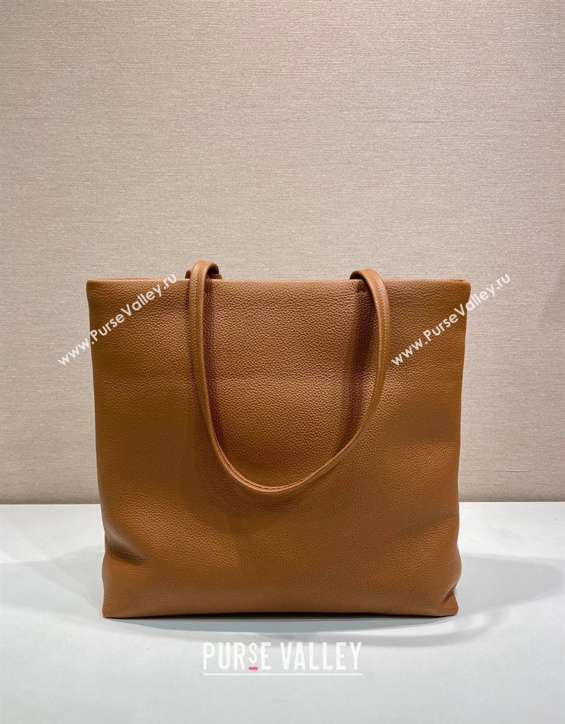 Prada Mens Leather tote bag Cognac Brown 2025 2VG130 (YZ-250627034)
