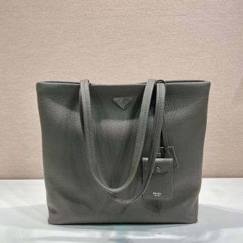 Prada Mens Leather tote bag Grey 2025 2VG130 (YZ-250627035)