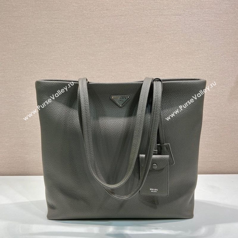 Prada Mens Leather tote bag Grey 2025 2VG130 (YZ-250627035)