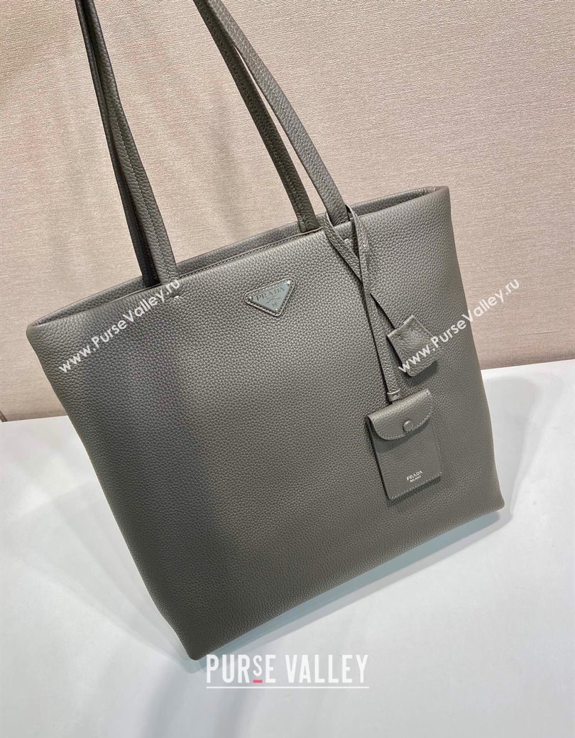 Prada Mens Leather tote bag Grey 2025 2VG130 (YZ-250627035)