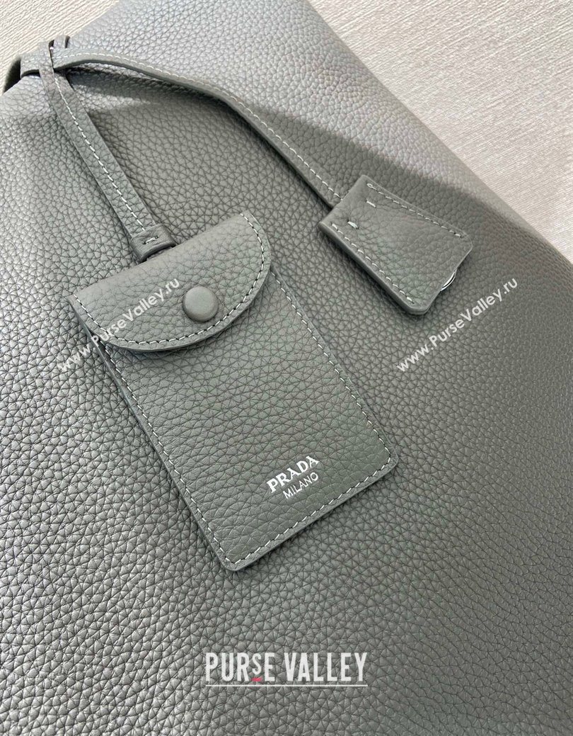 Prada Mens Leather tote bag Grey 2025 2VG130 (YZ-250627035)